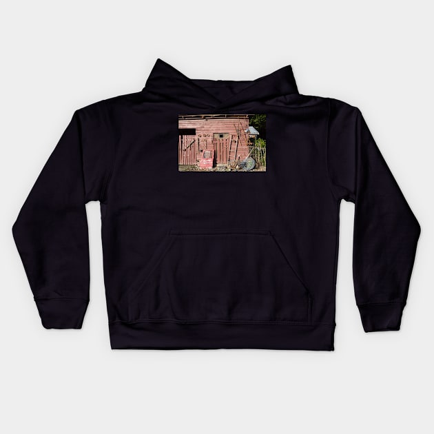 Old shed Kids Hoodie by sma1050